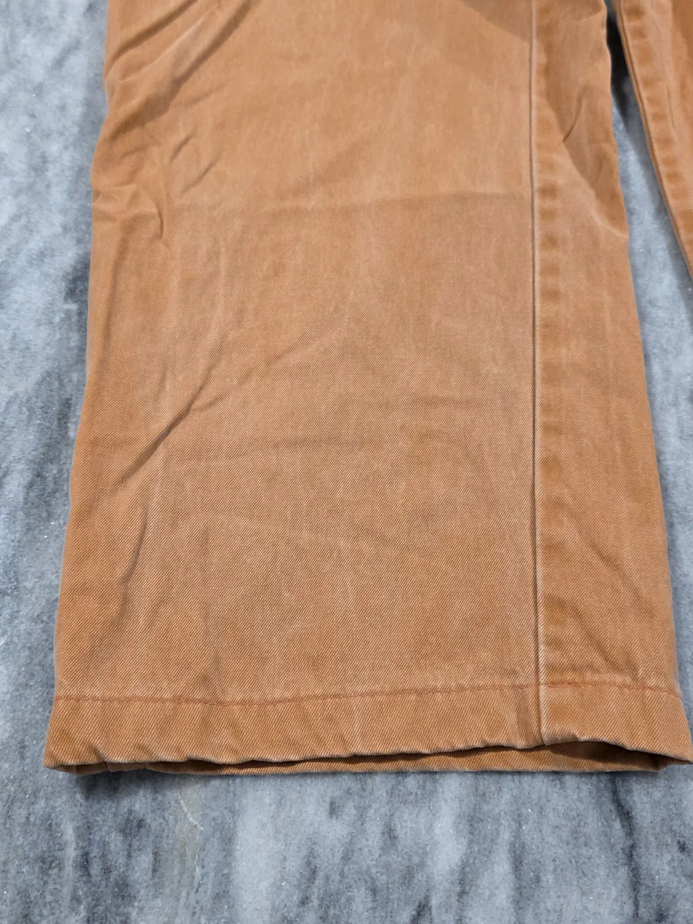 36x32 Men's Johnston & Murphy Casual Orange Pants Khaki Chino 100% Cotton
